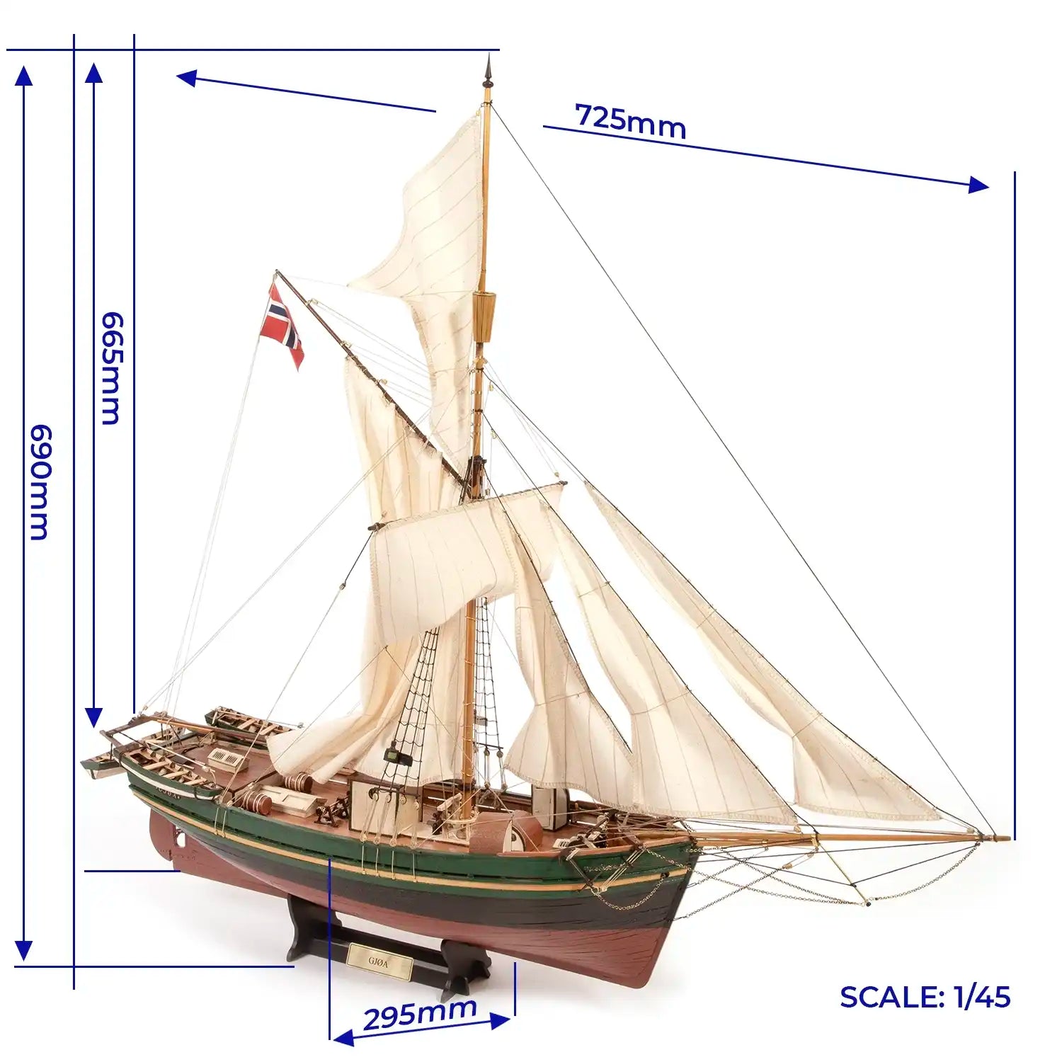 occre-gj-a-1-45-maquette-bateau-d-amundsen-passage-du-nord-ouest image 5