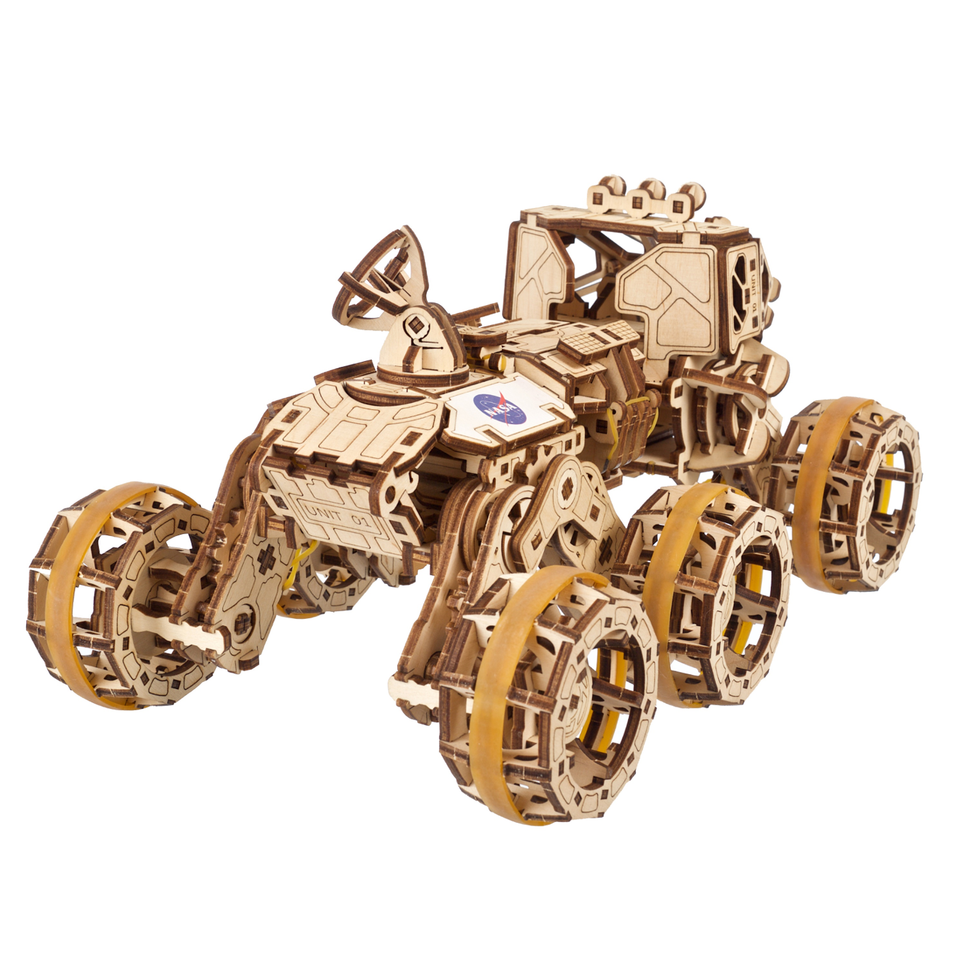 ugears-manned-mars-rover-rover-martien-habit-en-bois-m-canique-construire image 2