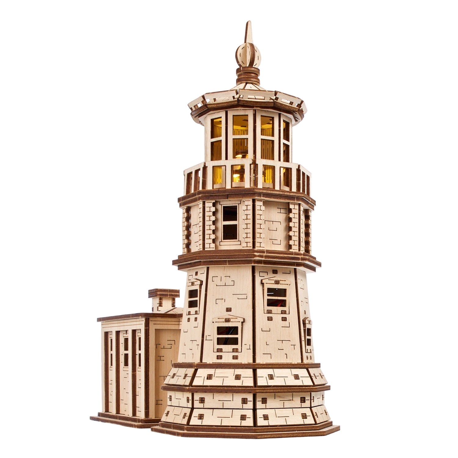 ugears-split-rock-lighthouse-maquette-phare-m-canique-en-bois image 2
