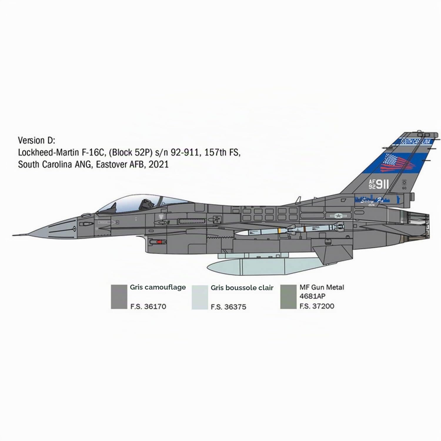 italeri-2825-f-16c-fighting-falcon-1-48-maquette-avion-plastique image 6