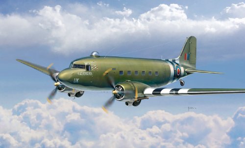 italeri-dakota-mk-iii-c-47-i1338-maquette-aviation-1-72-verte-monter image 5