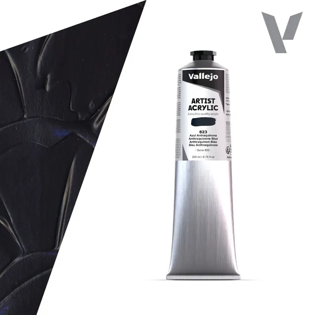 vallejo-peinture-acrylique-bleu-anthraquinone-200-ml-beaux-arts image 1