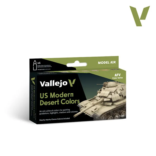 vallejo-model-air-set-6-couleurs-v-hicules-modernes-us-d-sert-6-x-18-ml image 1