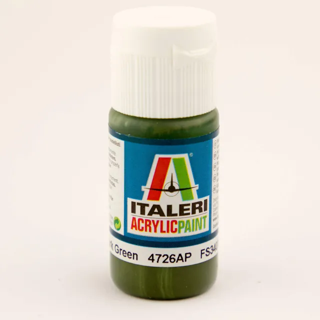italeri-4726-peinture-acrylique-maquette-flat-dark-green-20-ml image 1