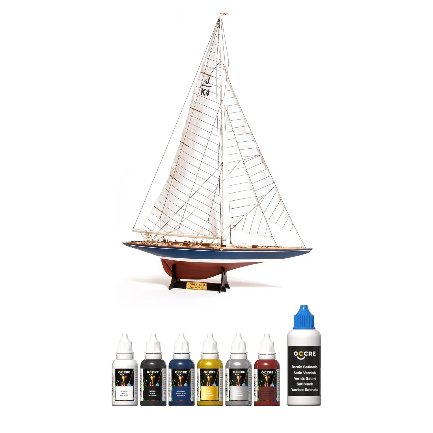 occre-pack-peinture-acrylique-endeavour-america-s-cup-set-7-pots image 2