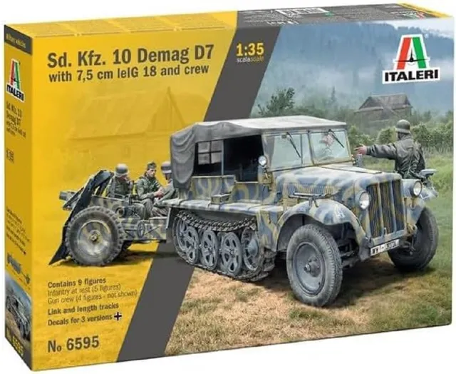 italeri-6595-sd-kfz-10-demag-d7-avec-7-5-cm-le-ig-18-et-quipage-maquette-v-hicul image 1
