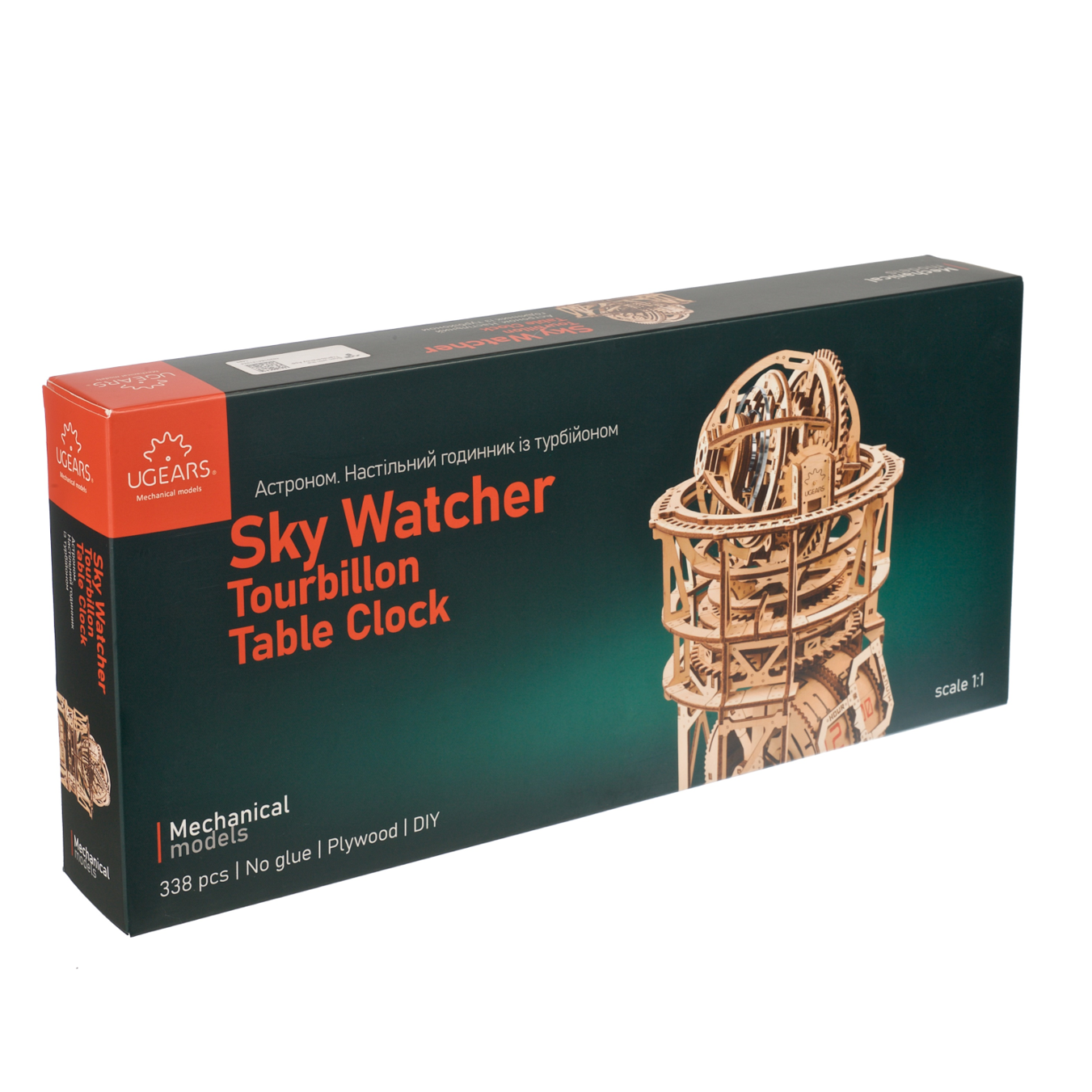 ugears-sky-watcher-tourbillon-table-clock-horloge-m-canique-bois image 5