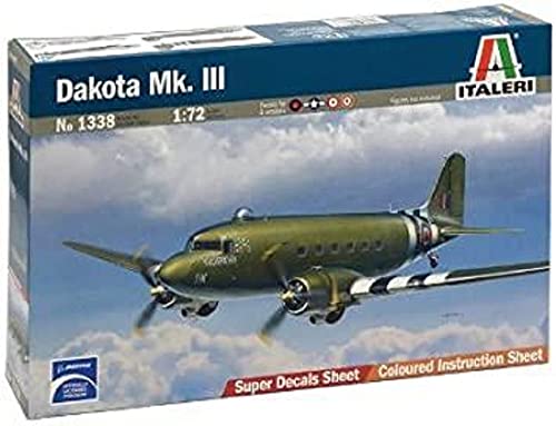 italeri-dakota-mk-iii-c-47-i1338-maquette-aviation-1-72-verte-monter image 4