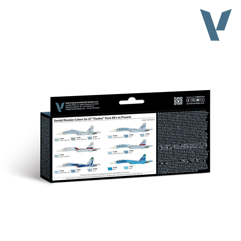 vallejo-model-air-set-sukhoi-su-27-flanker-8-x-18-ml image 2