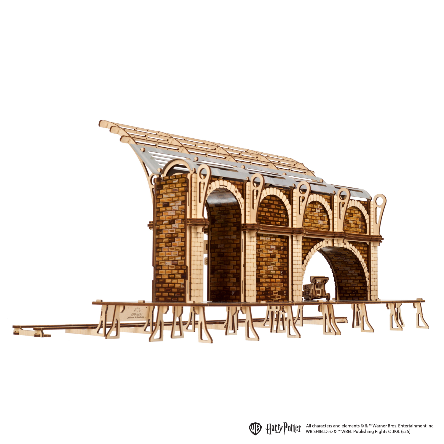 ugears-platform-9-harry-potter-maquette-m-canique-en-bois-gare-de-king-s-cross image 3