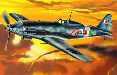 italeri-i1227-maquette-aviation-macchi-mc-205-veltro-chelle-1-72 image 2