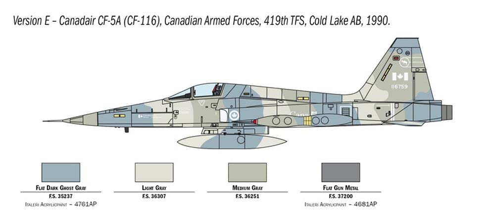 italeri-1441-f-5a-freedom-fighter-maquette-avion-1-72-multicolore image 8