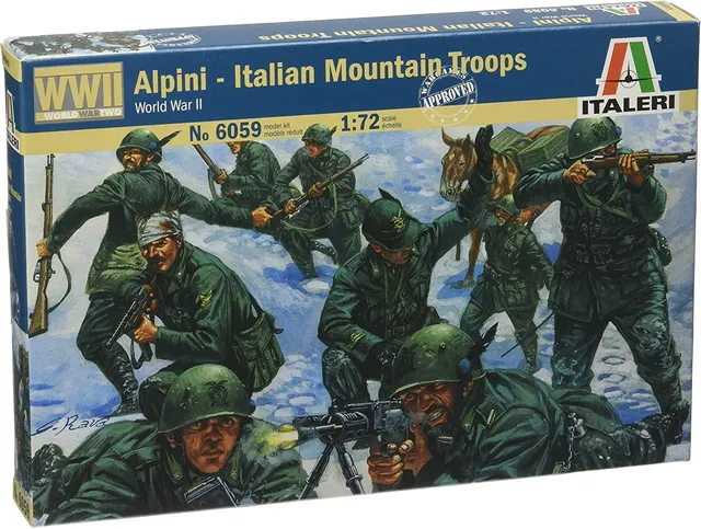 italeri-i6059-maquette-figurines-troupes-de-montagne-italiennes-chelle-1-72 image 1