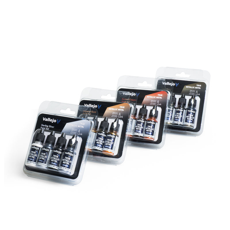 vallejo-pack-4-sets-tmm-real-metals-m-talliques-vrais-16-couleurs image 1