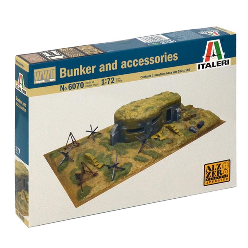 italeri-bunker-et-accessoires-i6070-maquette-diorama-1-72-monter image 1