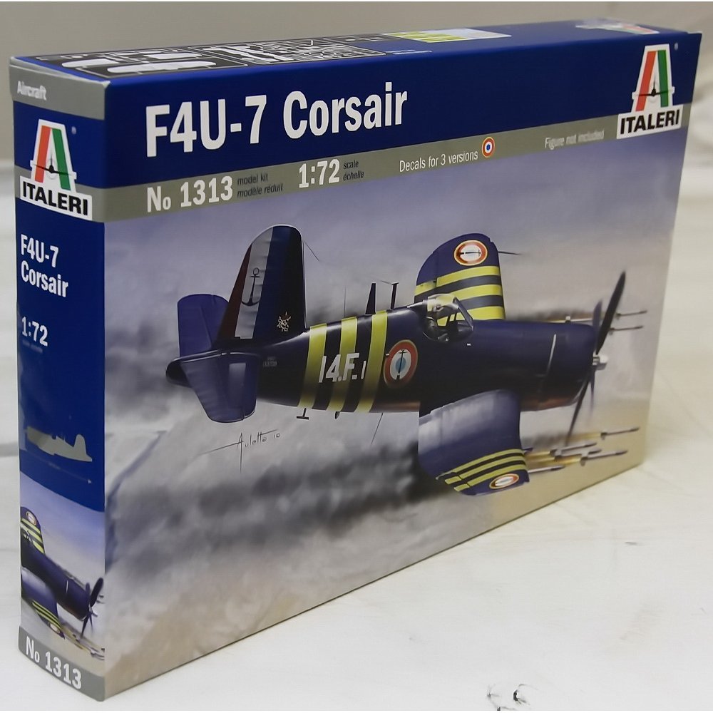 italeri-corsair-f4u-7-i1313-1-72-maquette-avion-plastique image 1