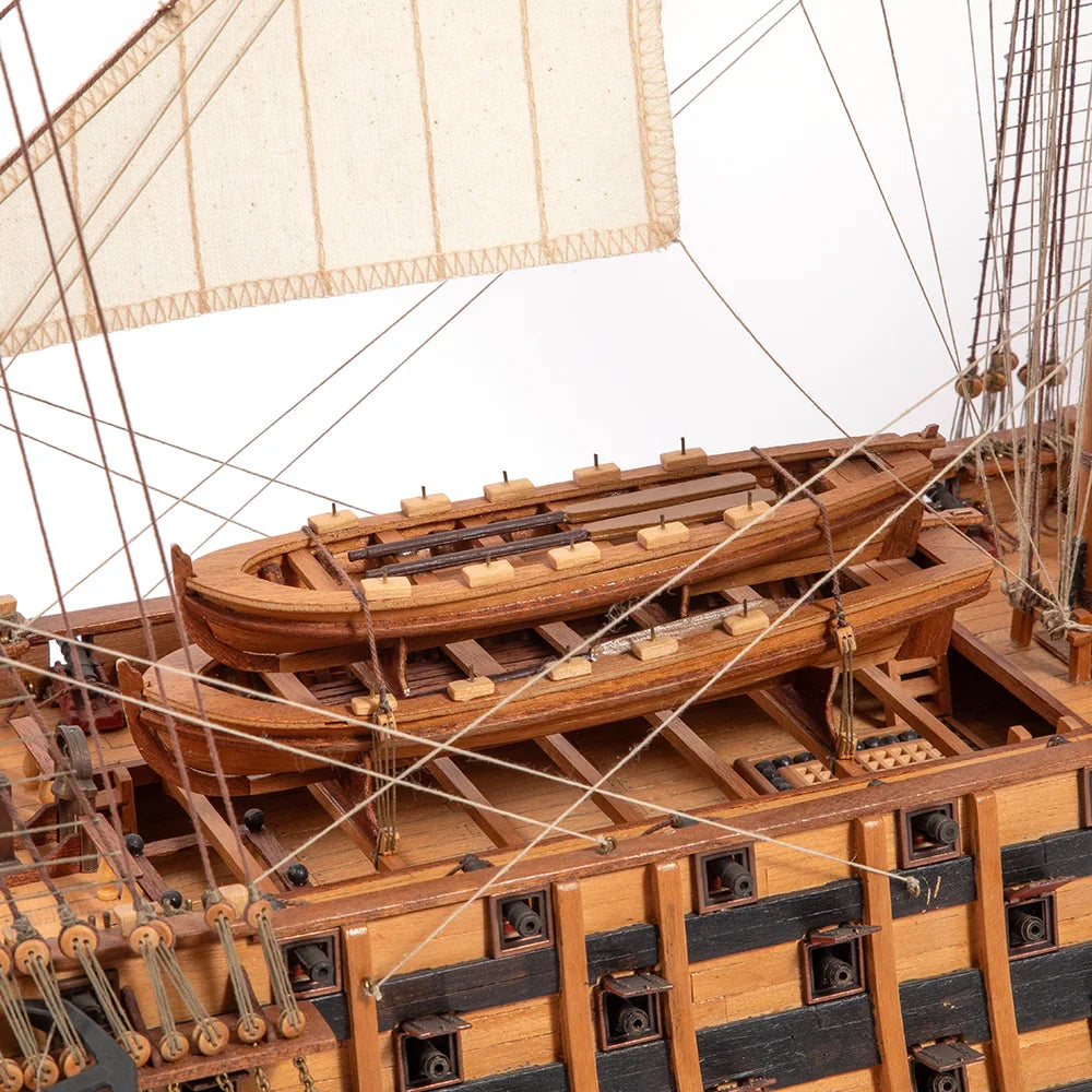 occre-sant-sima-trinidad-maquette-bateau-bois-1er-rang-130-canons image 6