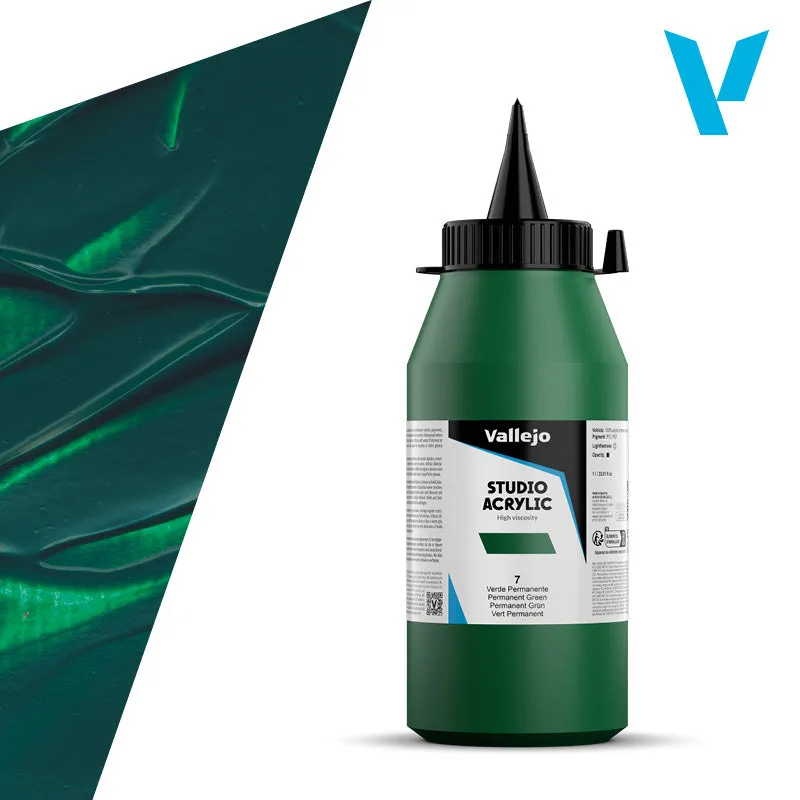 vallejo-belle-arti-peinture-acrylique-vert-permanent-1-l-opaque image 1