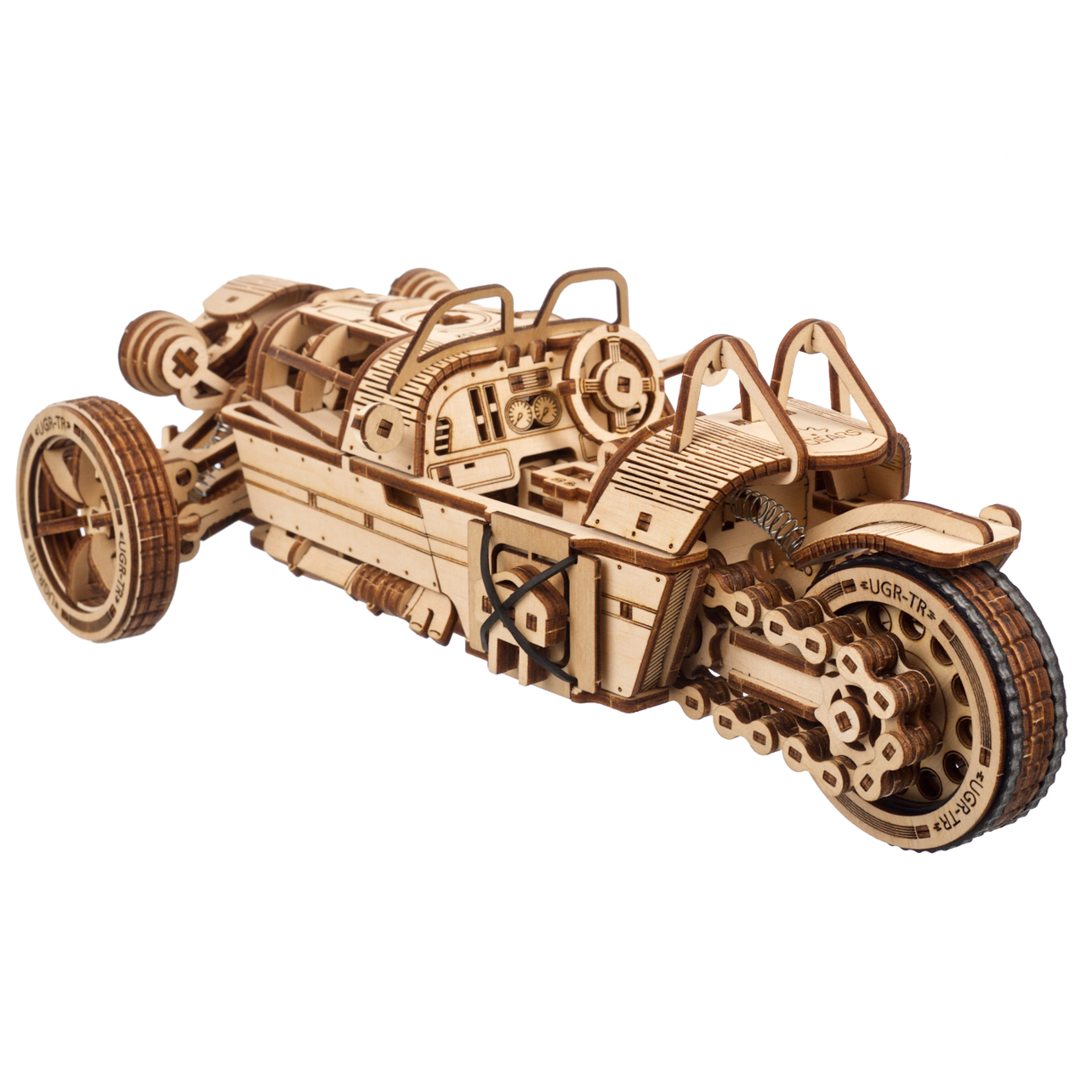 ugears-three-wheeler-ugr-s-maquette-bois-m-canique-construire image 2