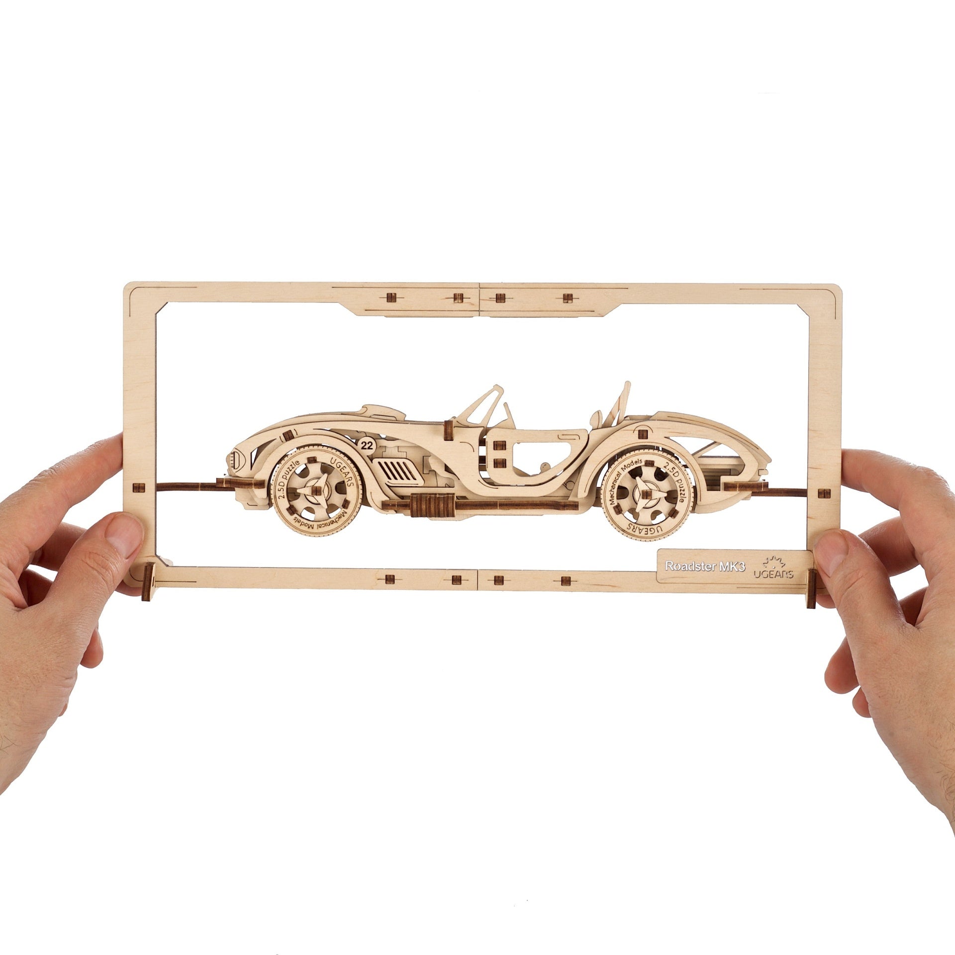 ugears-roadster-mk3-2-5d-puzzle-tableau-bois-m-canique-monter image 4