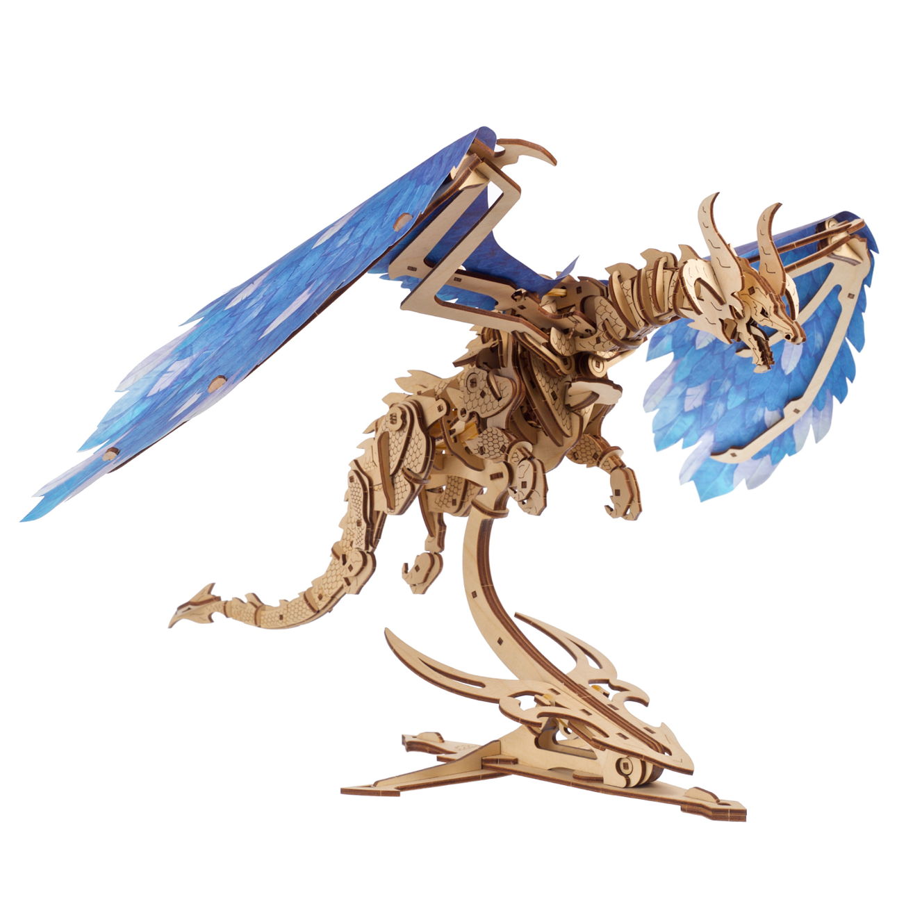 ugears-windstorm-dragon-automate-m-canique-en-bois-3d-construire image 2