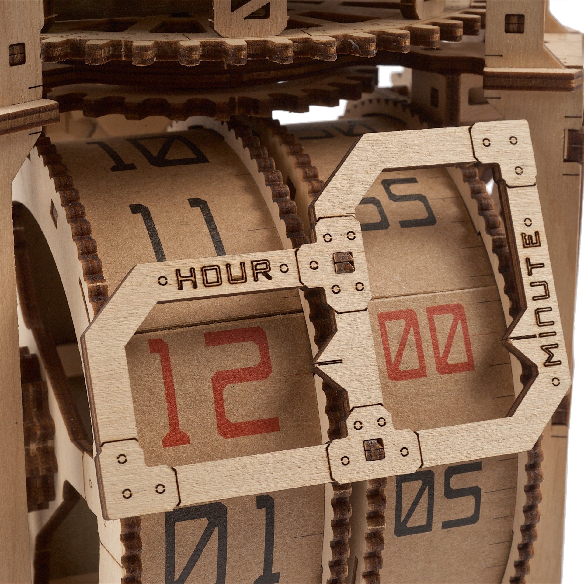 ugears-sky-watcher-tourbillon-table-clock-horloge-m-canique-bois image 2