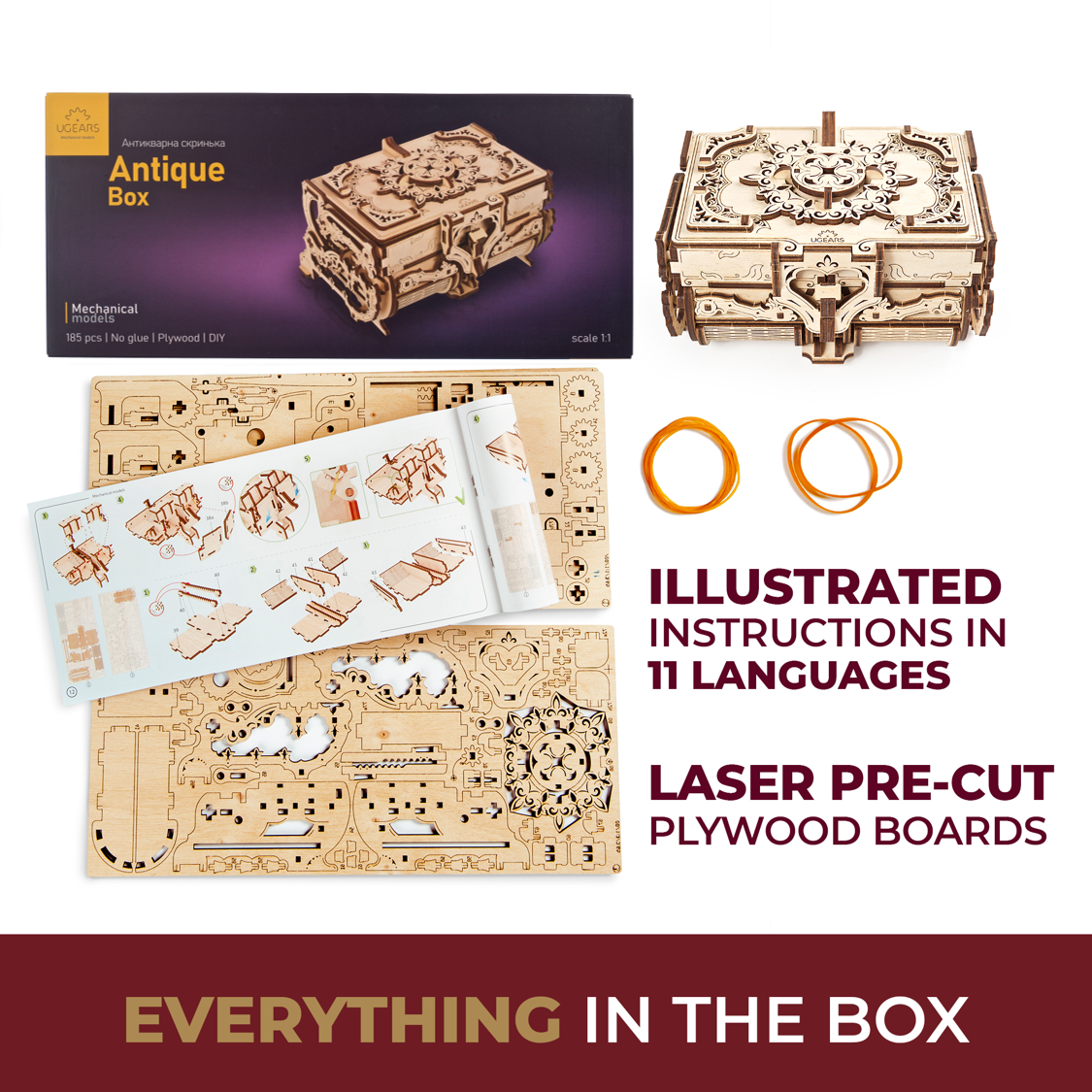 ugears-antique-box-bo-te-m-canique-bois-6-compartiments image 6