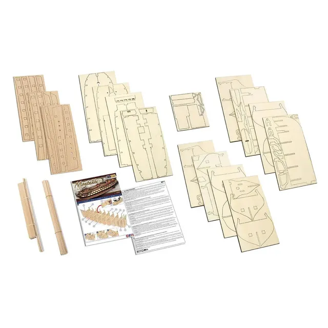 occre-monta-s-pack-1-kit-maquette-bateau-en-plusieurs-packs image 1