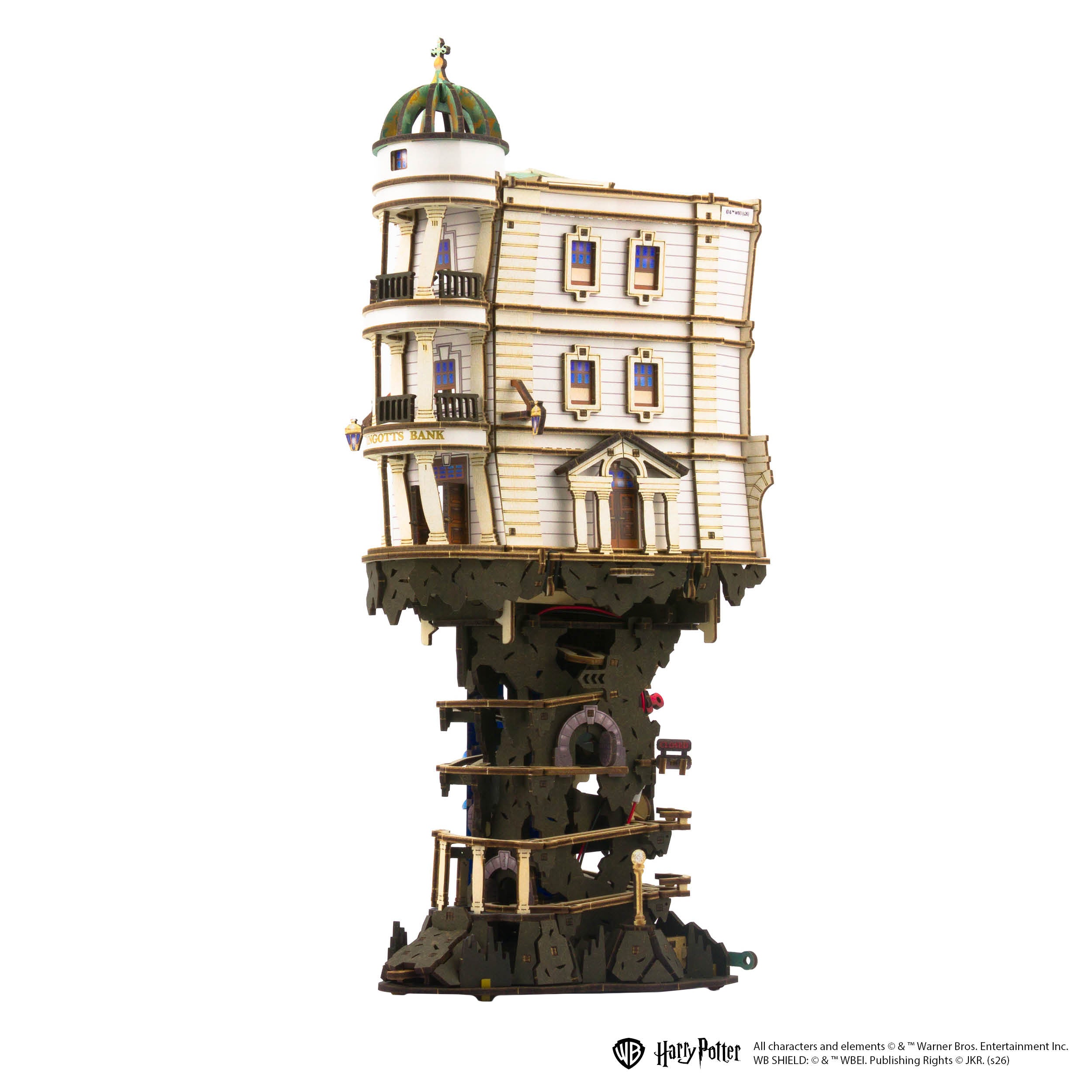 ugears-gringotts-bank-marble-run-harry-potter-circuit-billes-bois-motoris-usb-c image 5