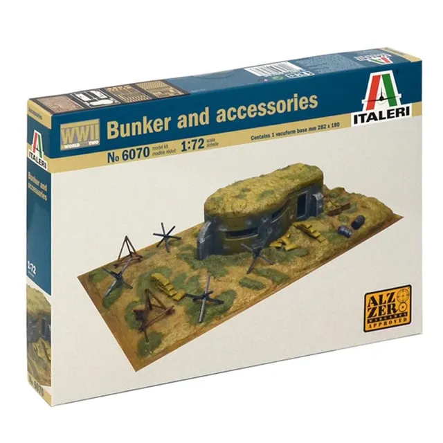 italeri-bunker-et-accessoires-i6070-maquette-diorama-1-72-monter image 1