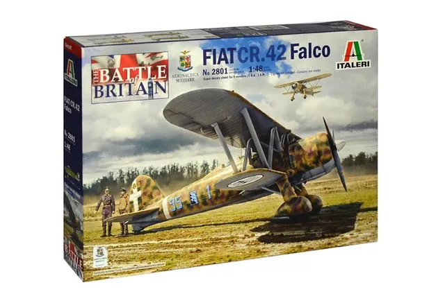 italeri-fiat-cr-42-falco-battle-of-britain-80th-anniv-maquette-avion-1-48 image 1