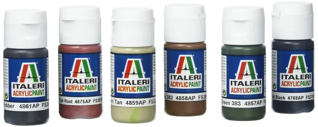 italeri-442ap-set-v-hicules-militaires-modernes-accessoires-maquette image 1