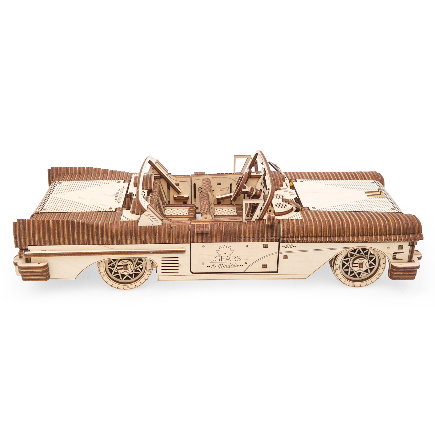 ugears-dream-cabriolet-vm-05-maquette-bois-m-canique-vintage image 4