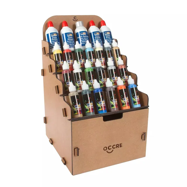 occre-meuble-pr-sentoir-vernis-avec-tiroir-rangement-atelier image 1