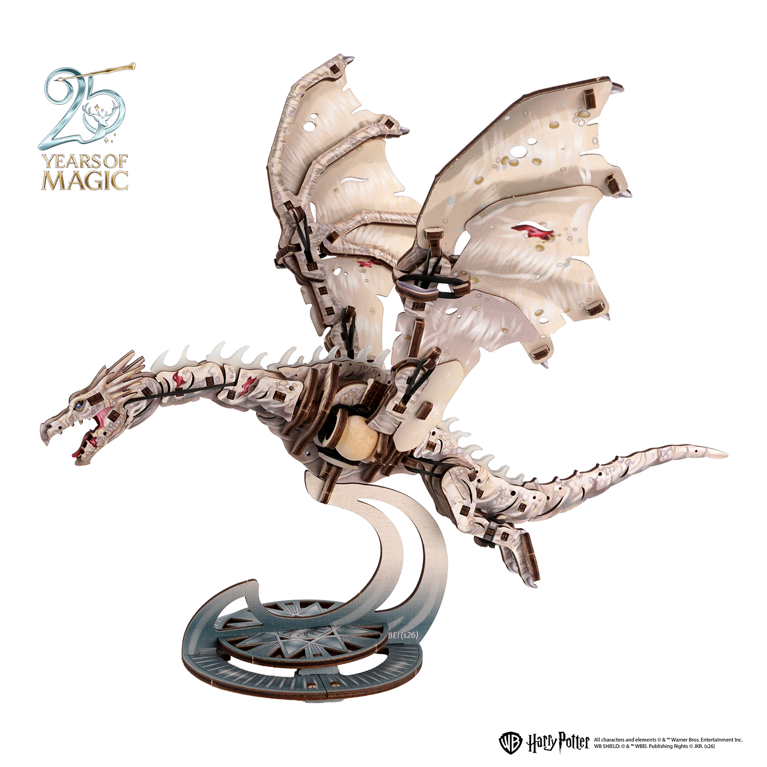 ugears-ukrainian-ironbelly-dragon-harry-potter-puzzle-3d-bois image 1