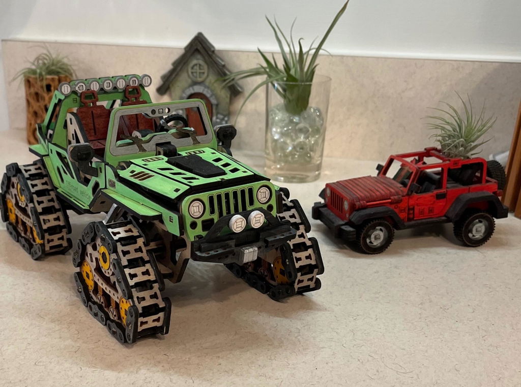 Montage passionnant, super 4x4 bois