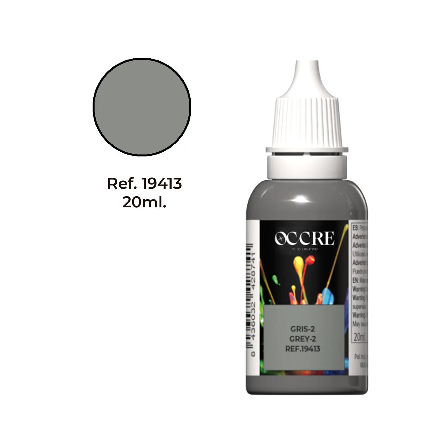 occre-peinture-acrylique-gris-moyen-20-ml-maquette-et-diorama image 1