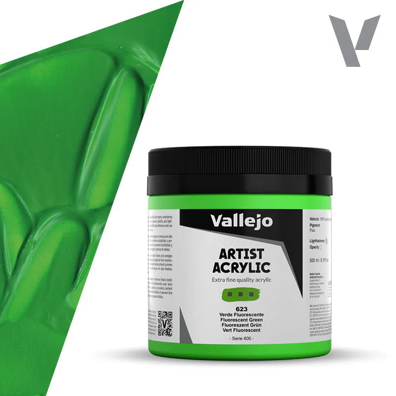 vallejo-peinture-acrylique-beaux-arts-vert-fluo-500-ml-transparent image 1