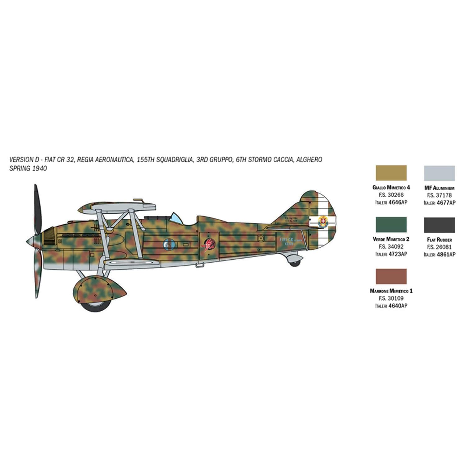 italeri-1438-fiat-cr-32-freccia-maquette-avion-1-72 image 5