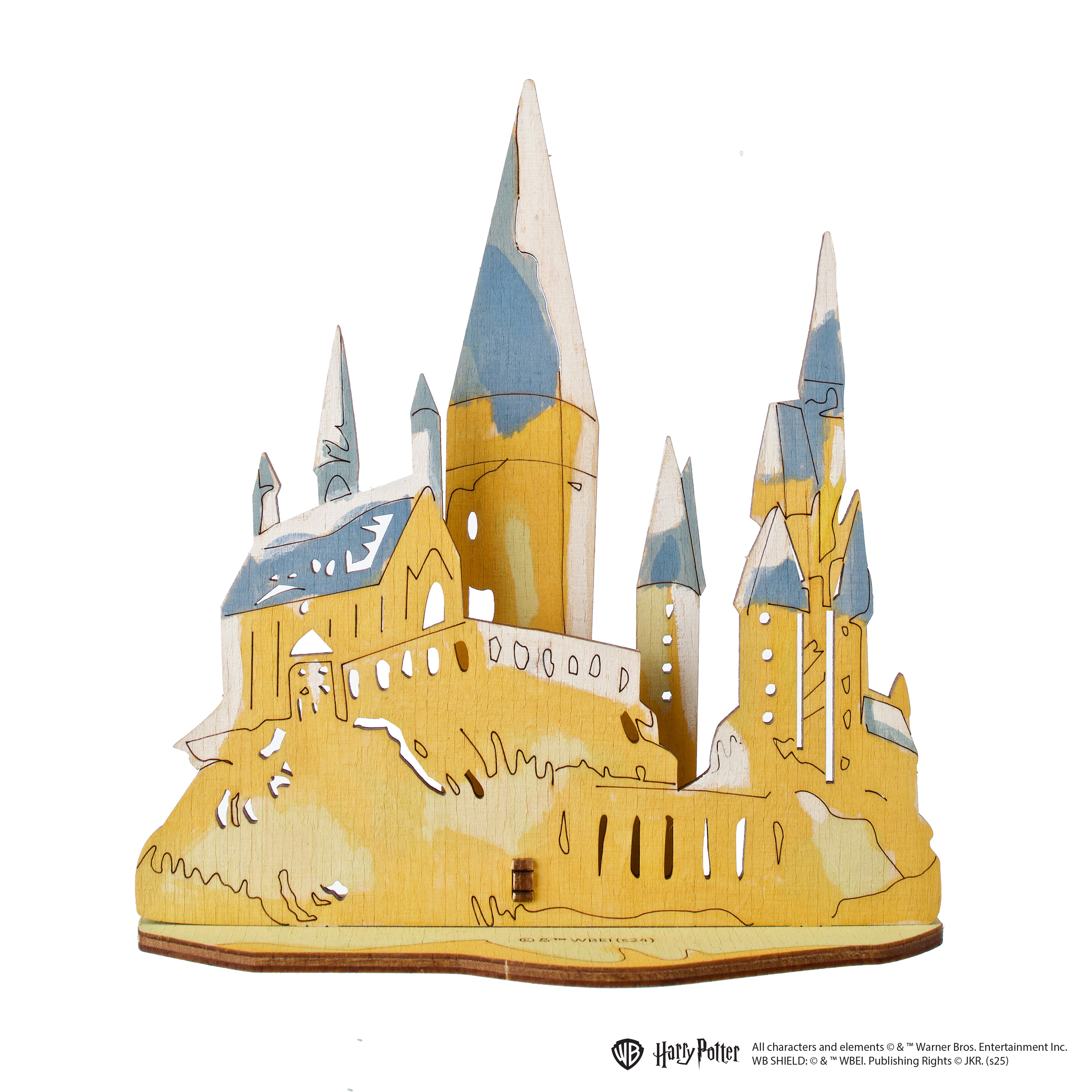 ugears-hogwarts-castle-maquette-bois-3d-colorier-harry-potter image 2