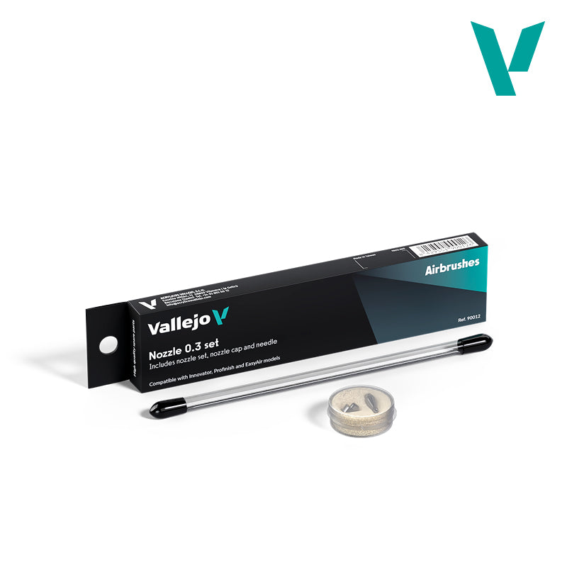 vallejo-set-buse-capuchon-aiguille-0-3-mm-a-rographe image 1