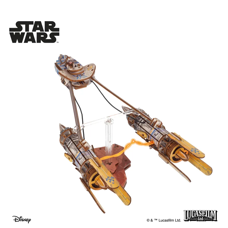 ugears-anakin-skywalker-s-podracer-maquette-m-canique-star-wars image 1