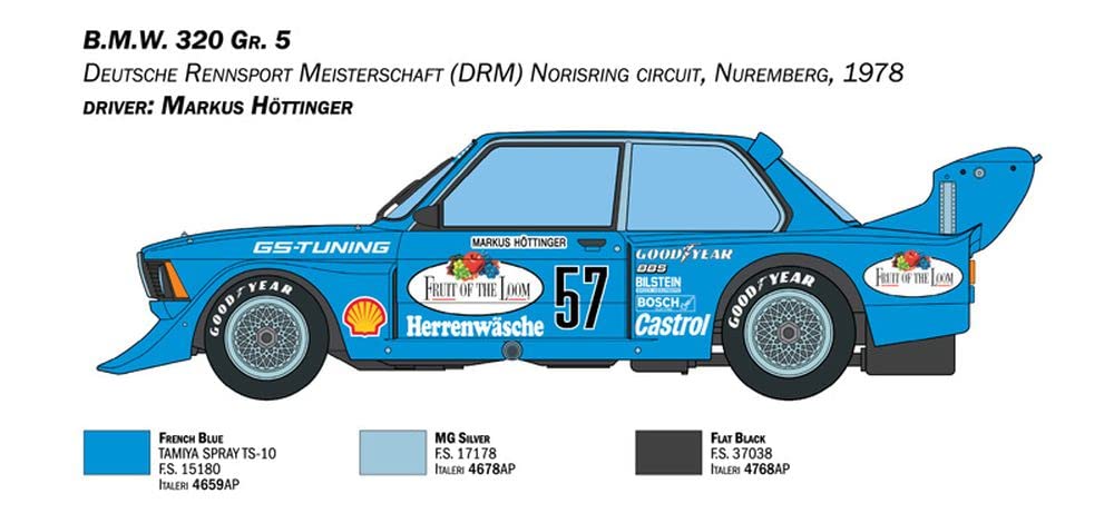 italeri-3626s-bmw-320-gr-5-maquette-voiture-1-24 image 4