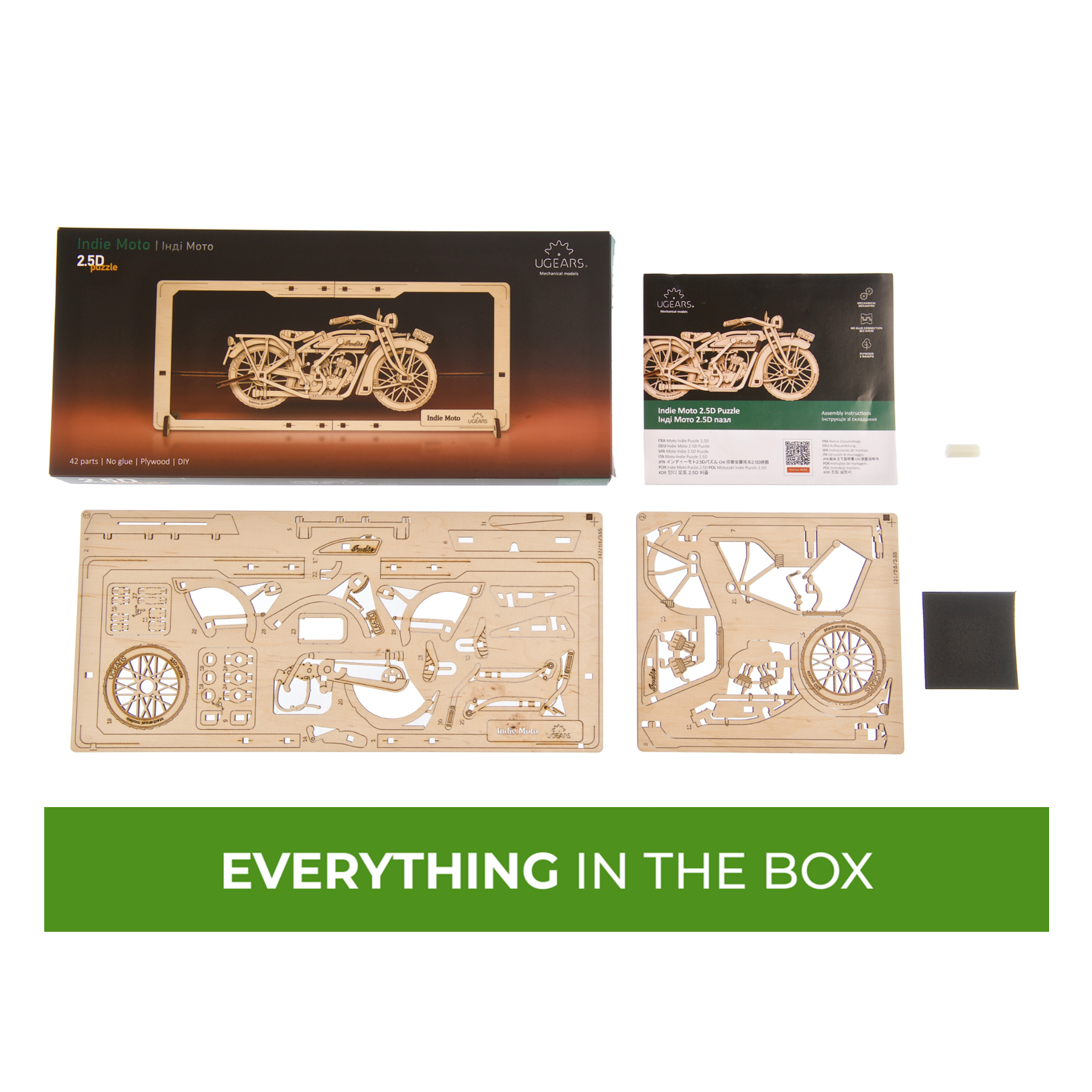 ugears-indie-moto-2-5d-puzzle-tableau-moto-bois-mobile image 5