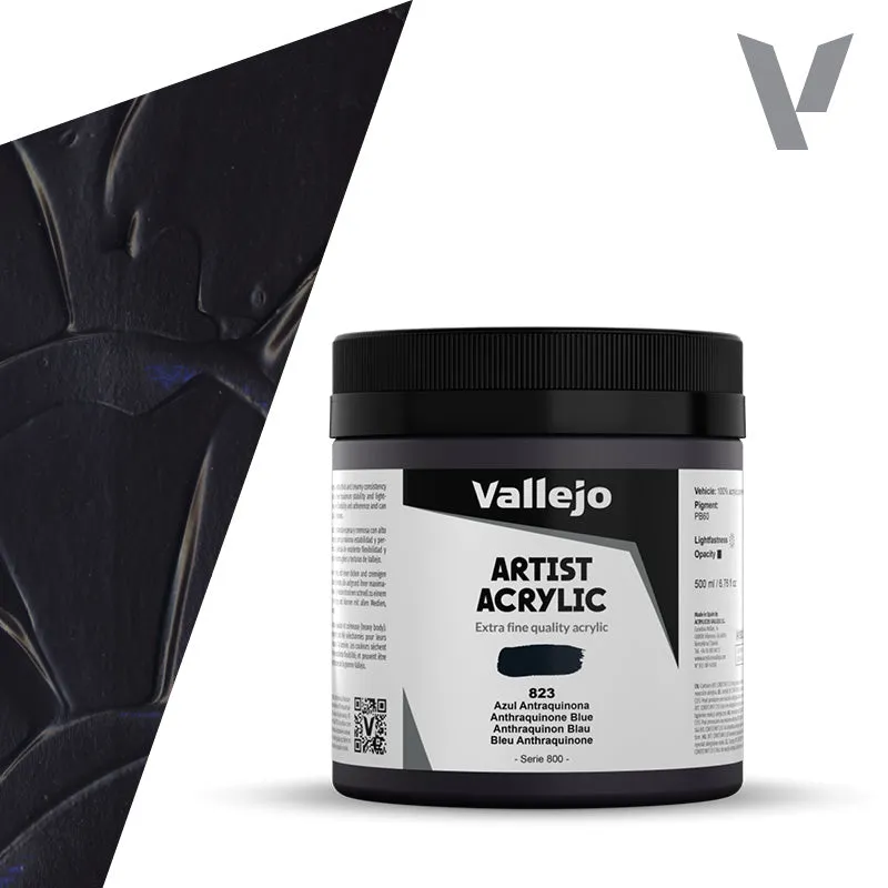 vallejo-beaux-arts-acrylique-bleu-anthraquinone-500-ml image 1
