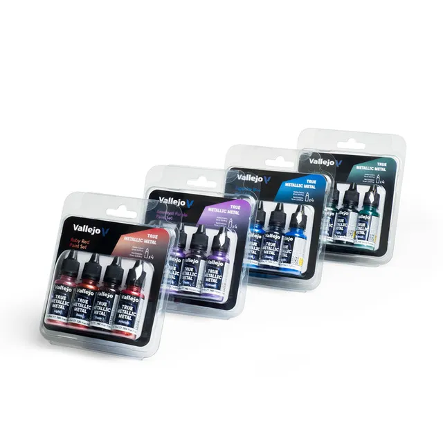 vallejo-tmm-pack-4-sets-metallic-colors-pourpre-am-thyste-vert-ombre-bleu-saphir image 1