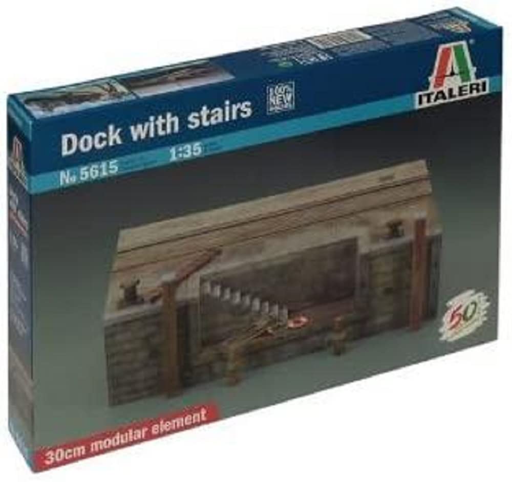 italeri-i5615-quai-de-port-avec-escalier-maquette-accessoire-diorama-bateau image 1