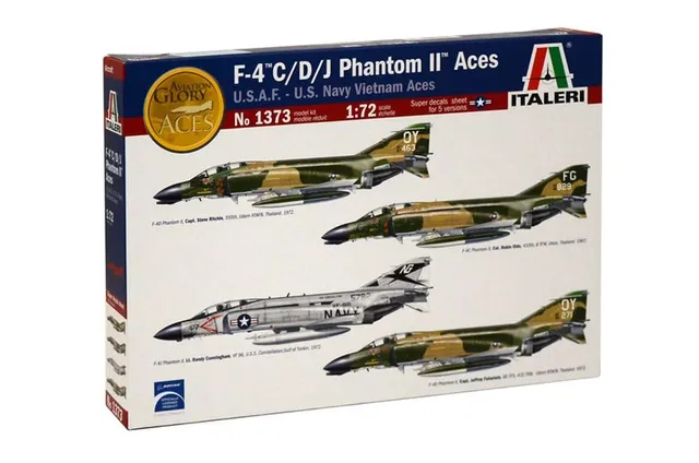 italeri-maquette-avion-f-4-c-d-j-phantom-aces-chelle-1-72-longueur-287-mm image 1