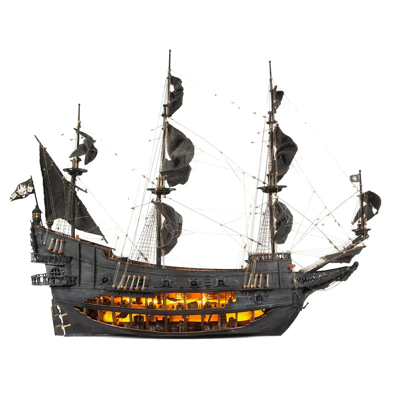 occre-hollandais-volant-kit-maquette-bateau-bois-500-pi-ces-avec-voiles-et-socle image 1