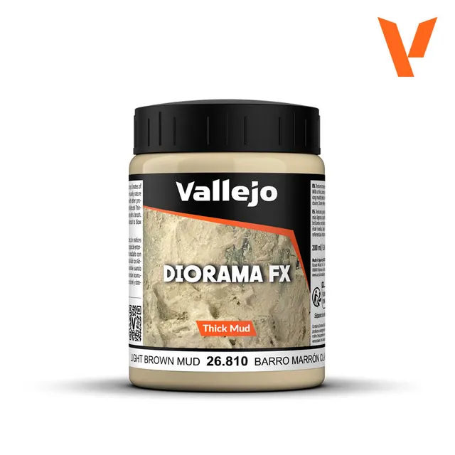 vallejo-texture-boue-marron-clair-200-ml-pour-diorama image 1